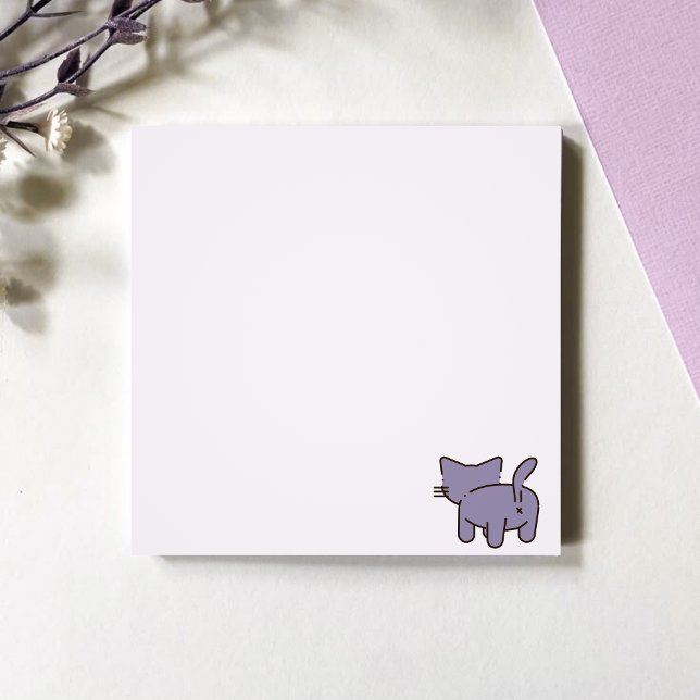 Cute Cat But  Post-it Klebezettel (Von Creator hochgeladen)