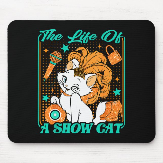 Cute Cat Era Life Of Showcat Cat Lover Country Mus Mousepad (Vorne)