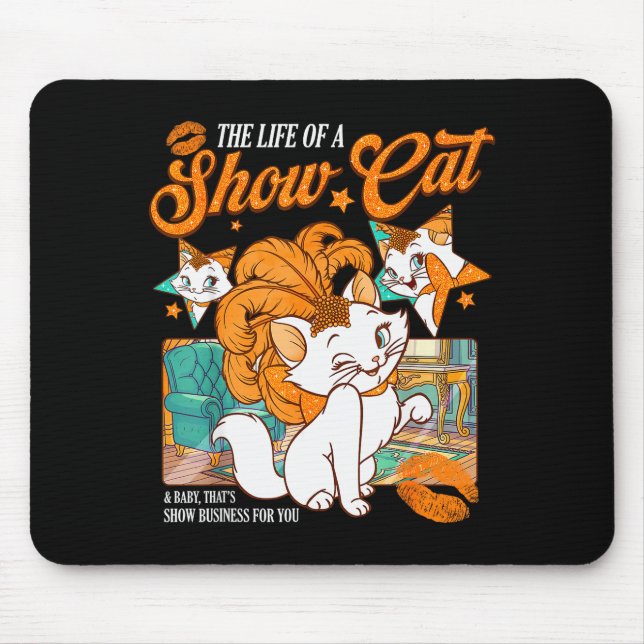 Cute Cat Era Life Of Showcat Cat Lover Country Mus Mousepad (Vorne)