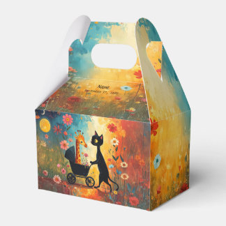Cute Cat Giraffe Favor Box Geschenkschachtel