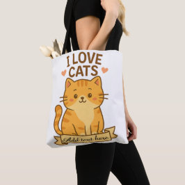 Cute Cat Lover Design – Editable Text Area