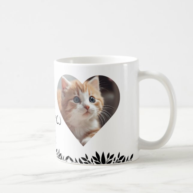Cute cat mug coffee kaffeetasse (Rechts)