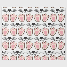 Cute Cat Paws Geschenkpapier