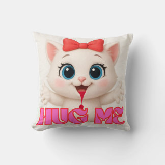 Cute Cat Pillow – Kawaii Kitty Home Decor Design Kissen