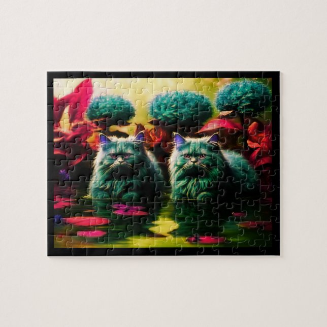 Cute Cat Puzzle for Cat Lovers (Horizontal)