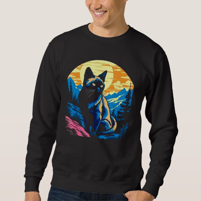 Cute Cat Sweatshirt (Vorderseite)