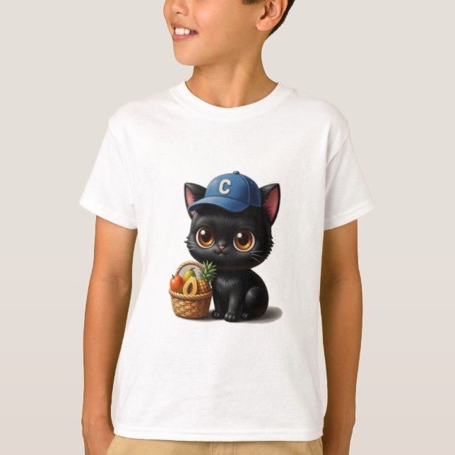 Cute Cat T-Shirt (Vorderseite)