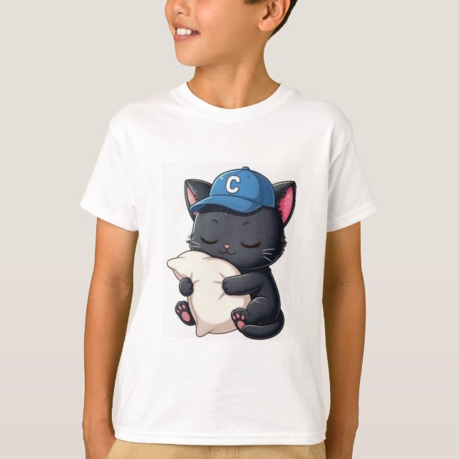 Cute Cat T-Shirt (Vorderseite)