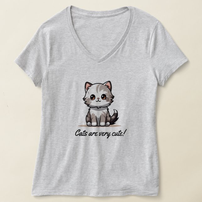 Cute Cat T-Shirt (Ablage )