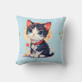 cute cat throw pilow  kissen