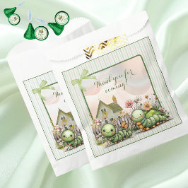 Cute Caterpillar Garden Baby Shower Party Geschenktütchen