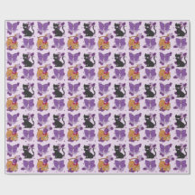 Cute Cats and Bows Pattern