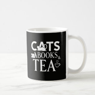 Cute Cats Bücher und Teeliebhaber MugMug Kaffeetasse