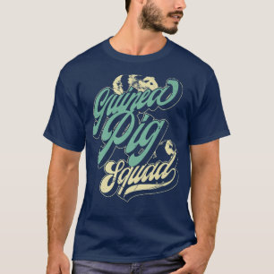 Cute Cavy Guinea Pig Rodent Team Squad Wheek Premi T-Shirt
