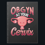 Cute Cervix Notizblock<br><div class="desc">Funny Cervix Obstetrician Gynecologist Doctor OBGYN. Medical Health Gift for Female Obstetrician or Gynecologist.</div>