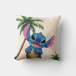 Cute Chaotic Vibes Throw Pillow – Tropical Cartoon Kissen