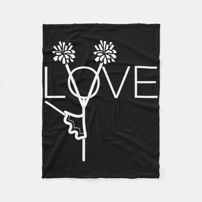 Cute Cheer Gifts For Cheerleaders Teen Girls Women Fleecedecke (Vorderseite)