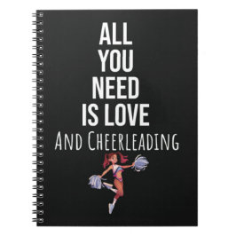 Cute Cheerleader Gift Ideas Cheerleading Sports Notizblock