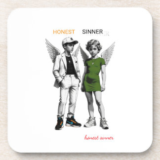 Cute Cherub Angels Hard plastic coaster Getränkeuntersetzer