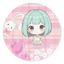 Cute Chibi Green Hair