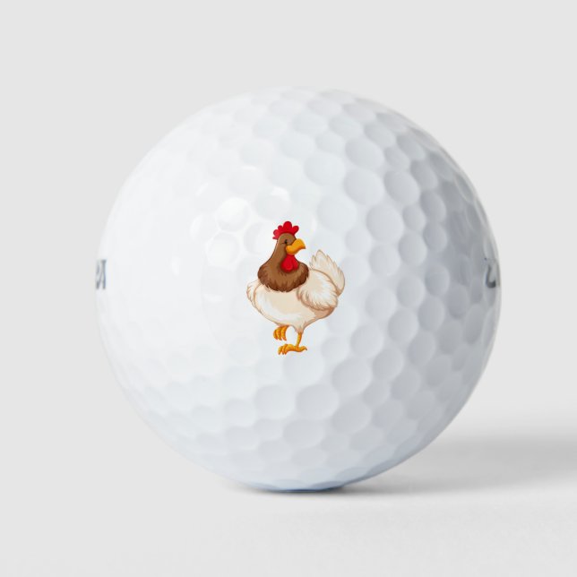 Cute Chicken Golfball (Vorderseite)