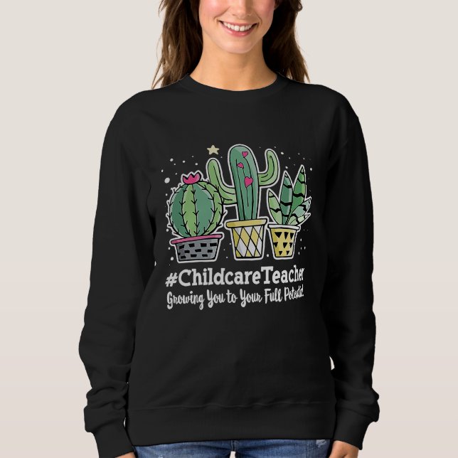 Cute Childcare Teacher Appreciation Week Back to S Sweatshirt (Vorderseite)