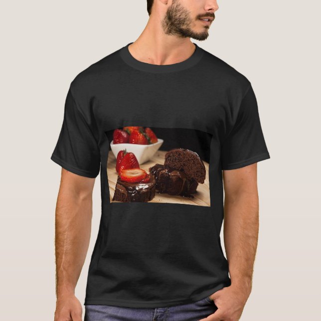 Cute Chocolate Cake Lover Tee (Vorderseite)