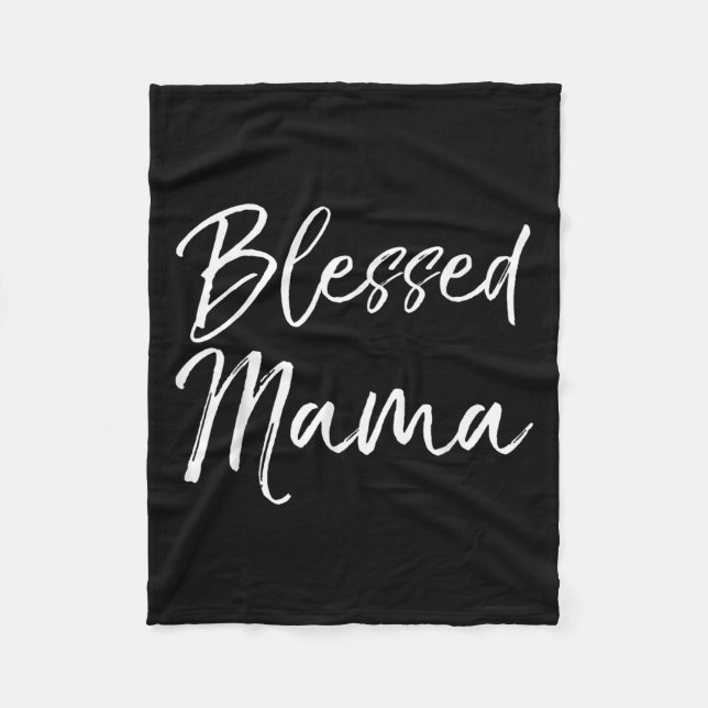Cute Christian Mom Mother's Day Gift From Kids Ble Fleecedecke (Vorderseite)