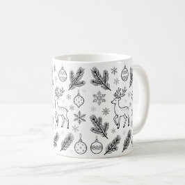 Cute Christmas Animals Illustration mugs Kaffeetasse