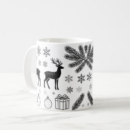 Cute Christmas Animals Illustration mugs Kaffeetasse