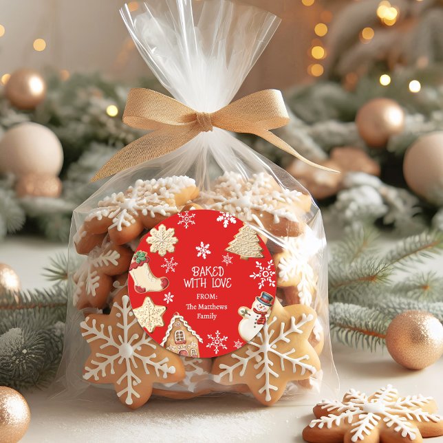 Cute Christmas Cookie Sweet Treats Gift Stickers (Von Creator hochgeladen)