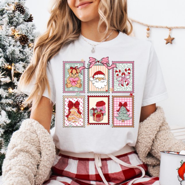 Cute Christmas Coquette Frames T-Shirt (Von Creator hochgeladen)
