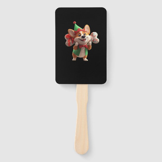 Cute Christmas Corgi Classic T-Shirt Fächer (Vorderseite)