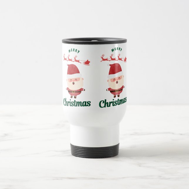 Cute Christmas Cup Reisebecher (Mittel)