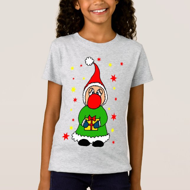 Cute Christmas elf T-Shirt (Vorderseite)