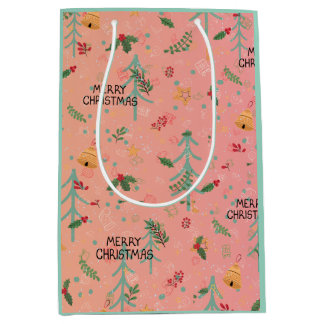 Cute Christmas Gift Bag Mittlere Geschenktüte