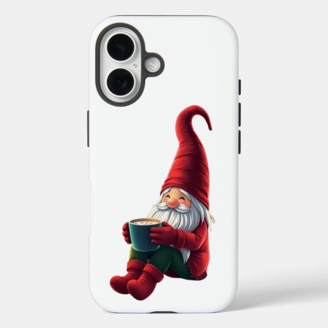 Cute Christmas gnome  Case-Mate iPhone Hülle (Rückseite)
