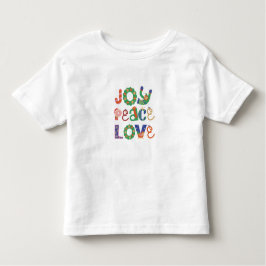 Cute Christmas Graphic Shirt Joy Peace Love Cute