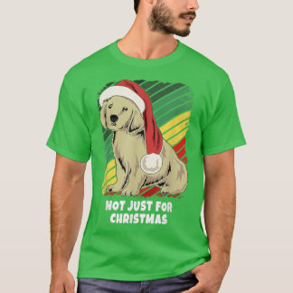 Cute Christmas Puppy Retro Vintage T-Shirt