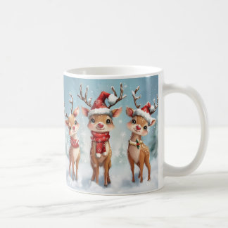 Cute Christmas Reindeer Mug – Cozy Holiday Mug Kaffeetasse