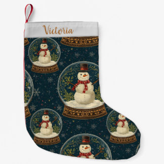 Cute Christmas Snowman Stocking Kleiner Weihnachtsstrumpf