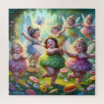 Cute Chubby Fairies Square Puzzle 676 pcs<br><div class="desc">Step into a magical meadow filled with joy, laughter, and adorable fairy friends! This Cute Chubby Fairy Friends Puzzle features a heartwarming scene of plump, playful fairies dancing among colorful flowers and fluttering butterflies. With soft pastel colors and enchanting forest details, this fantasy-themed jigsaw puzzle is perfect for fairy lovers,...</div>