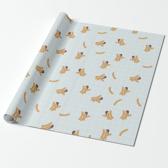 Cute Churros Wrapping Paper Geschenkpapier (Ungerollt)