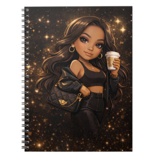 Cute coffee lover notebook notizblock