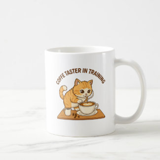 Cute Coffee Mug: "Coffee Taster in Training" Cat  Kaffeetasse