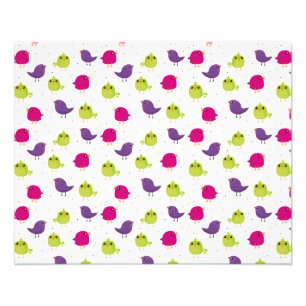 Cute colorful birds   fotodruck