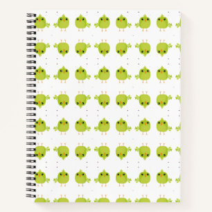 Cute colorful birds   notizbuch