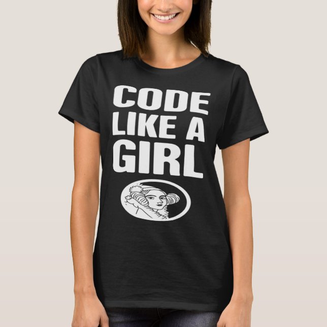Cute Computer Science & Programming  Ada Lovelace T-Shirt (Vorderseite)