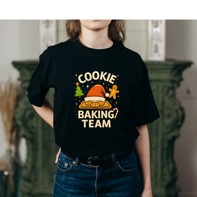Cute Cookie Baking Team Christmas Design T-Shirt (Von Creator hochgeladen)