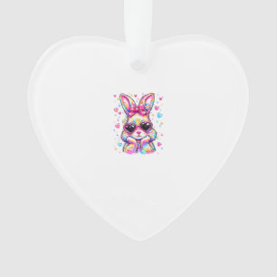 Cute Coquette Tie Dye Kaninchen Osterhase Frauen G Ornament